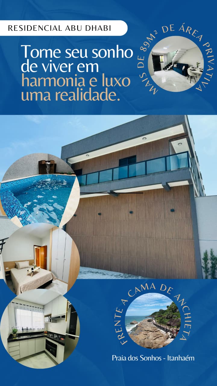 NÃO PERCA ESTA OPORTUNIDADE!!! SOBRADO EM CONDOMINIO NA PRAIA DO SONHO A 30 METROS DO MAR EM ITANHAÉM/SP