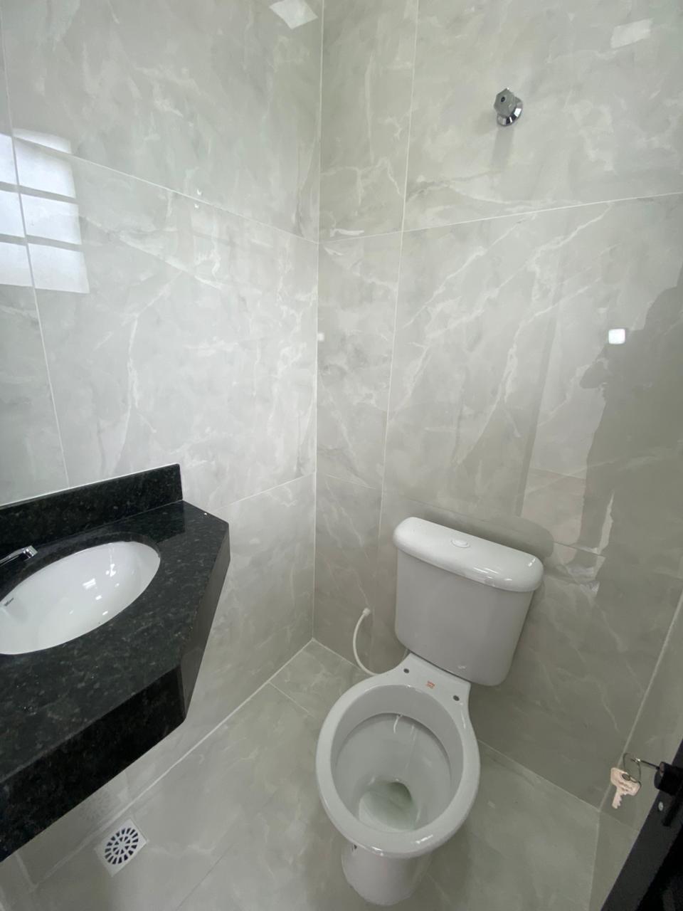 CAS261319 Casa nova em Mongaguá no Balneário Plataforma com piscina e suíte