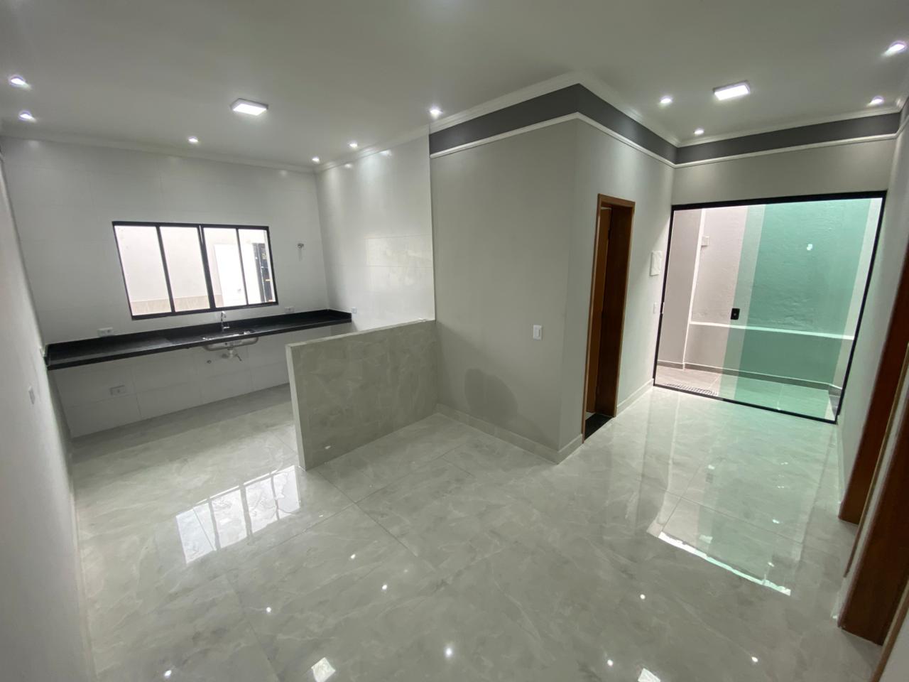 CAS261319 Casa nova em Mongaguá no Balneário Plataforma com piscina e suíte