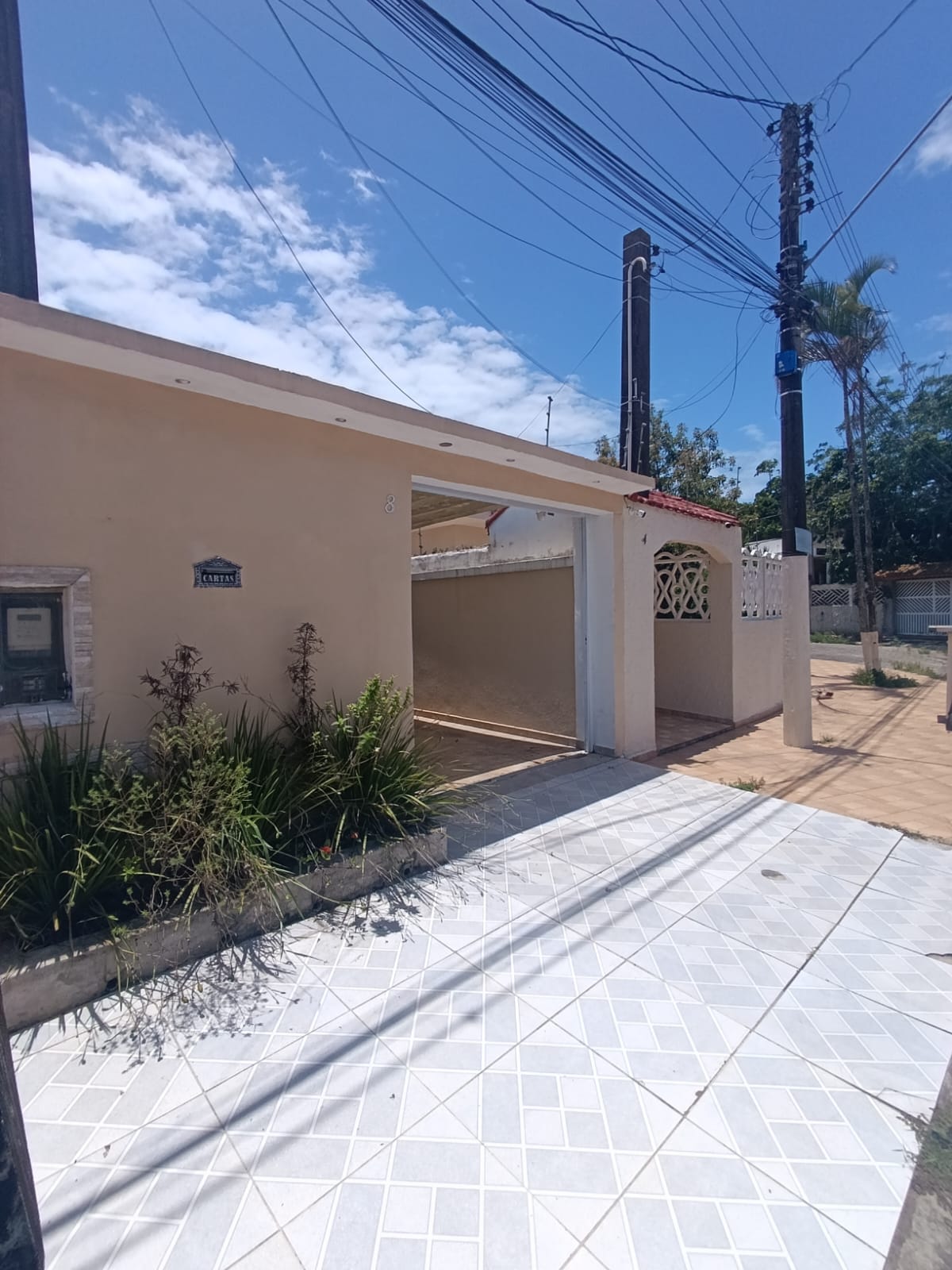 CAS261295 Casa no Suarão Itanhaém com piscina de alvenaria a 500m da praia