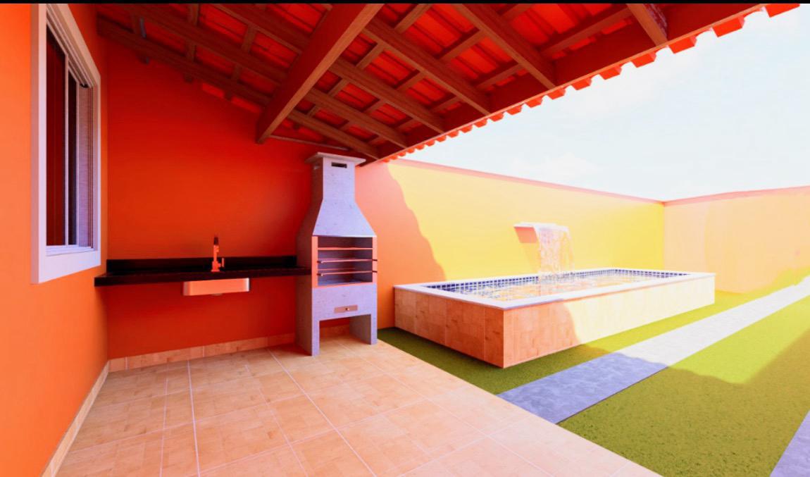 CAS261343 Casa em Itanhaém no Jardim Jamaica com piscina (NÃO GEMINADA)