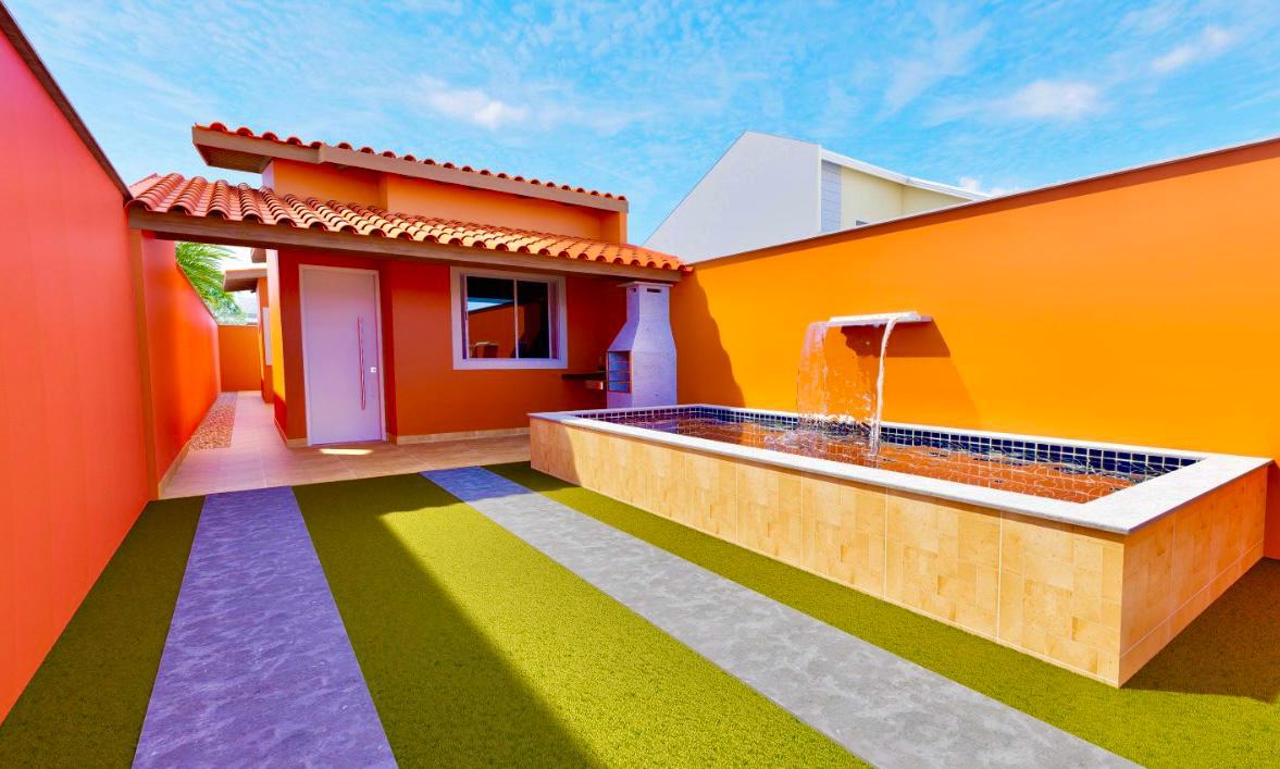 CAS261343 Casa em Itanhaém no Jardim Jamaica com piscina (NÃO GEMINADA)