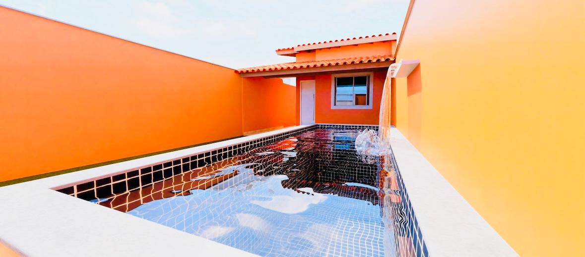 CAS261343 Casa em Itanhaém no Jardim Jamaica com piscina (NÃO GEMINADA)