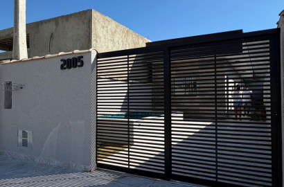 CAS261364 Casa Nova no Balneário Verde Mar Itanhaém – 02 Dormitórios com Piscina