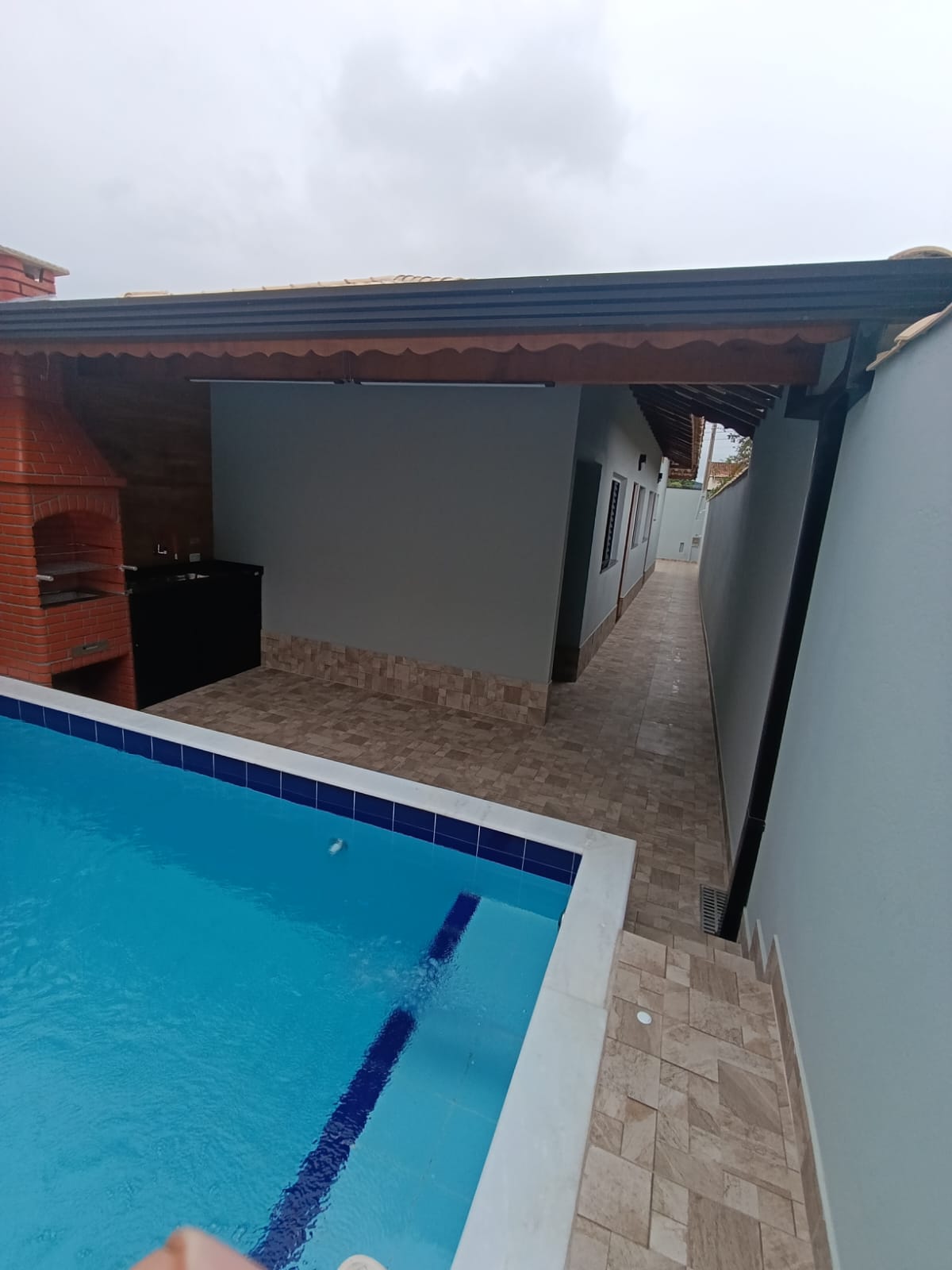CAS261366 Casa Nova no Balneário Verde Mar Itanhaém – 02 Dormitórios com Piscina